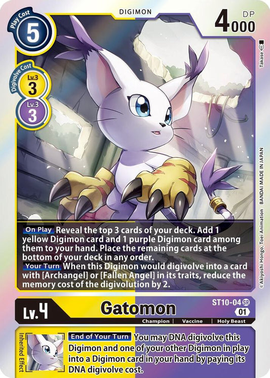 Gatomon (Official Tournament Pack Vol.9) - Starter Deck 10: Parallel World Tactician - Super Rare - ST10-04 SR