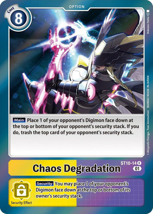 Chaos Degradation - Starter Deck 10: Parallel World Tactician - Rare - ST10-14 R