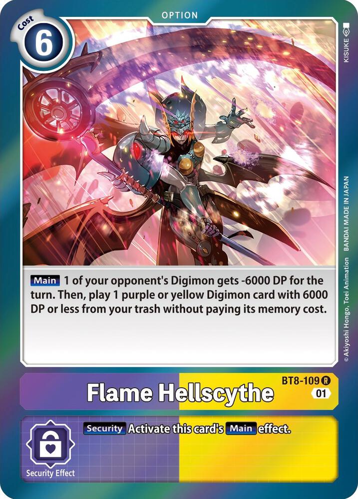 Flame Hellscythe - New Awakening - Rare - BT8-109 R