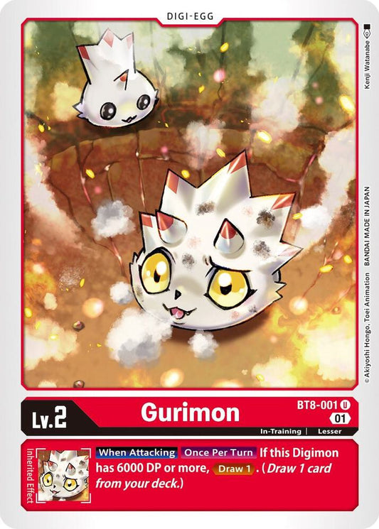 Gurimon - New Awakening - Uncommon - BT8-001 U
