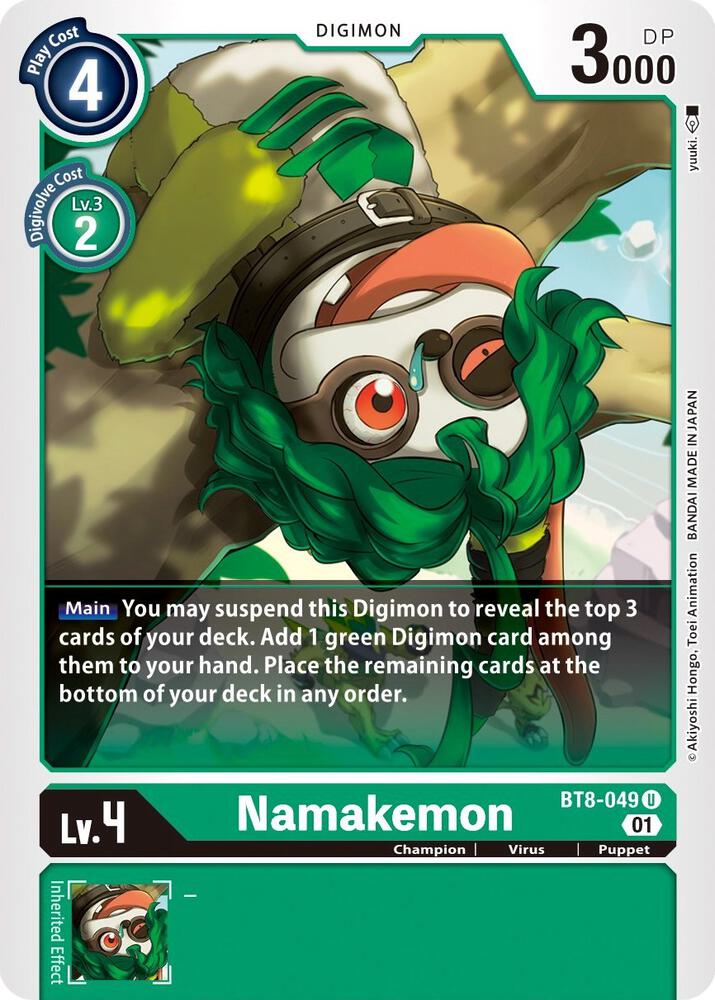 Namakemon - New Awakening - Uncommon - BT8-049 U