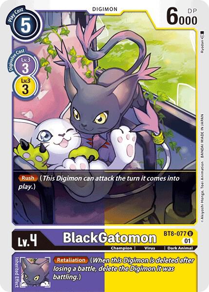 BlackGatomon - New Awakening - Uncommon - BT8-077 U