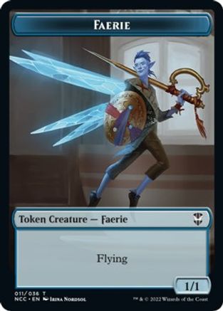 Faerie // Rogue Double-sided Token - Commander: Streets of New Capenna - T -