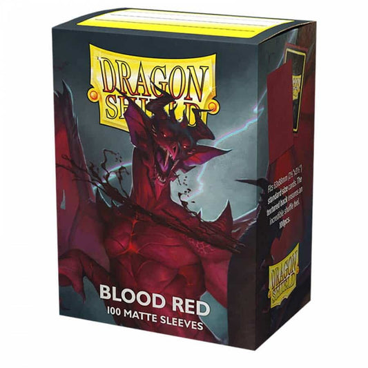 Dragon Shield Matte Sleeves - Blood Red (100-Pack) -