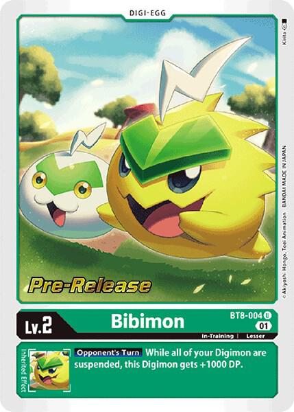 Bibimon - New Awakening Pre-Release Cards - Uncommon - BT8-004 U