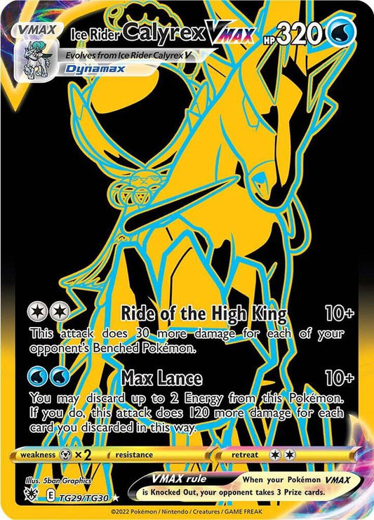 Ice Rider Calyrex VMAX (Secret) - SWSH10: Astral Radiance Trainer Gallery - Secret Rare - TG29/TG30