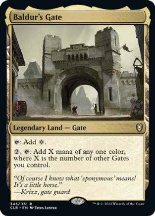 Baldur's Gate - Commander Legends: Battle for Baldur's Gate - R - 345