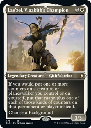 Lae'zel, Vlaakith's Champion (Foil Etched) - Commander Legends: Battle for Baldur's Gate - R - 476