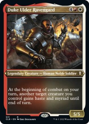 Duke Ulder Ravengard (Foil Etched) - Commander Legends: Battle for Baldur's Gate - R - 531