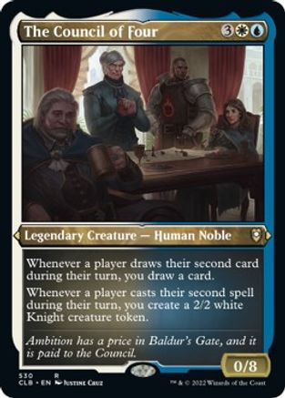 The Council of Four (Foil Etched) - Commander Legends: Battle for Baldur's Gate - R - 530