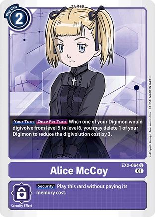 Alice McCoy - Digital Hazard - Uncommon - EX2-064 U