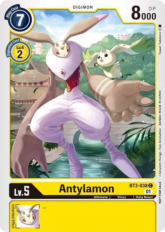 Antylamon - BT3-038 (Winner Pack New Awakening) - Release Special Booster - Common - BT3-038 C