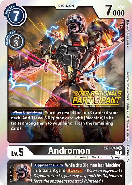 Andromon (2022 Championship Online Regional) [Online Participant] - Classic Collection - Common - EX1-048 C