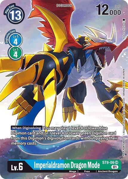 Imperialdramon Dragon Mode (Box Topper) - Digital Hazard - Super Rare - ST9-06 SR