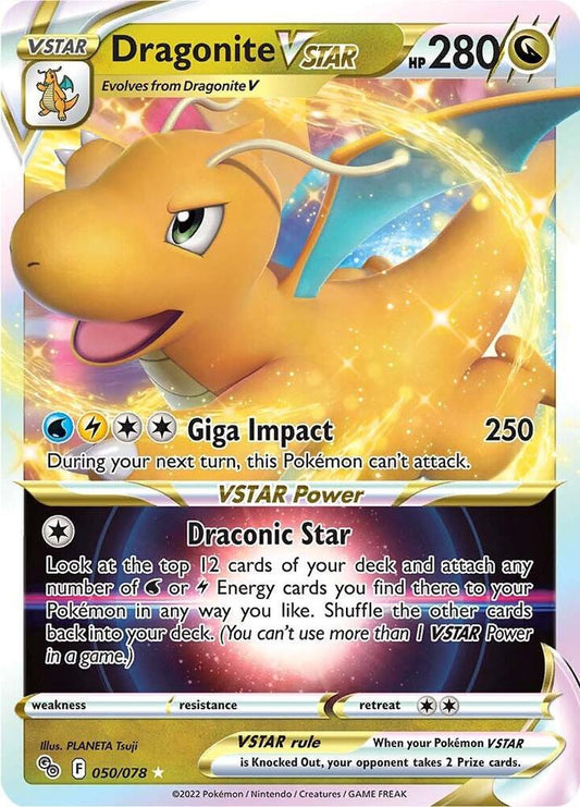 Dragonite VSTAR - Pokemon GO - Ultra Rare - 050/078