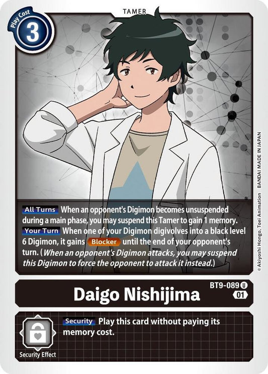 Daigo Nishijima - X Record - Uncommon - BT9-089 U