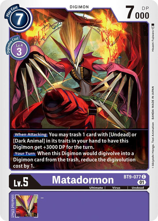 Matadormon - X Record - Common - BT9-077 C