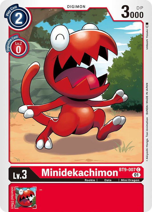 Minidekachimon - X Record - Common - BT9-007 C