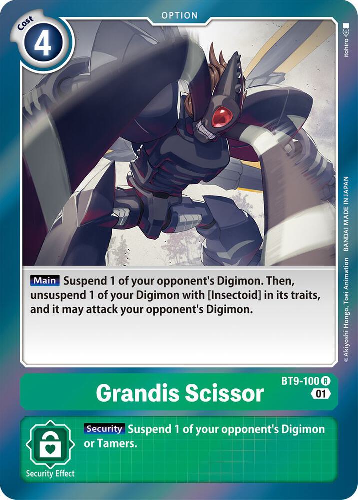 Grandis Scissor - X Record - Rare - BT9-100 R