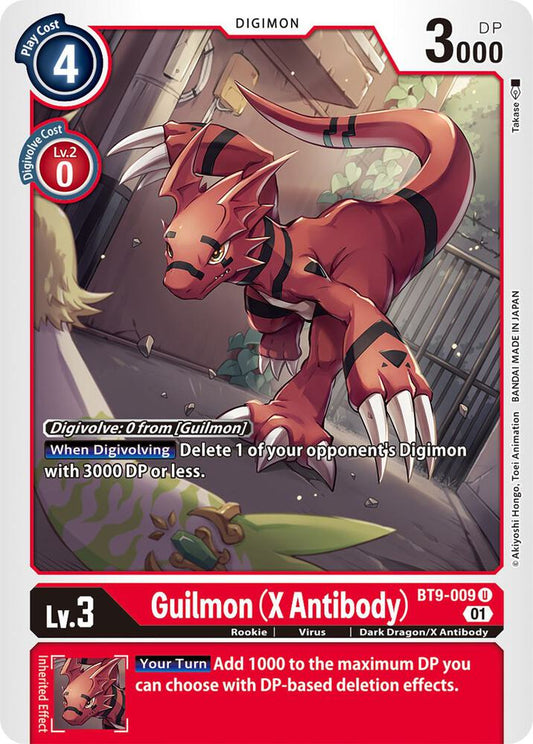 Guilmon (X Antibody) - X Record - Uncommon - BT9-009 U