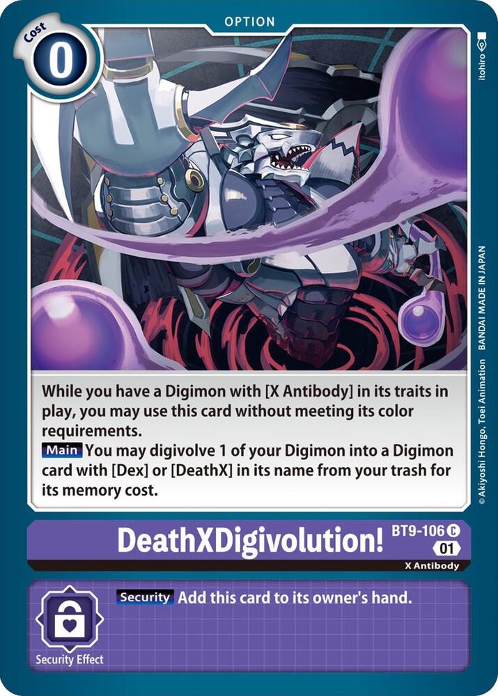 DeathXDigivolution! - X Record - Common - BT9-106 C
