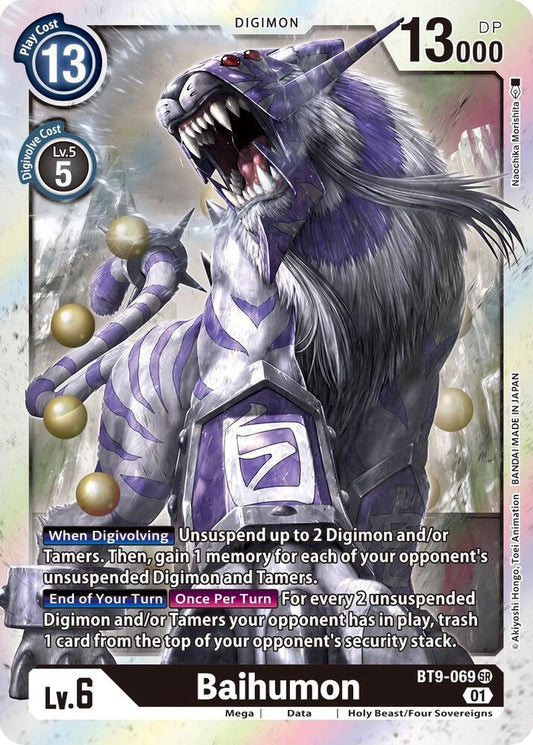 Baihumon - X Record - Super Rare - BT9-069 SR