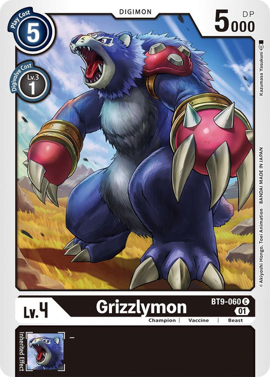 Grizzlymon - X Record - Common - BT9-060 C