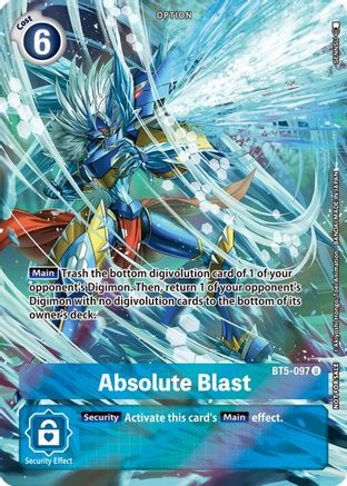 Absolute Blast (Summer 2022 Dash Pack) - Battle of Omni - Uncommon - BT5-097 U