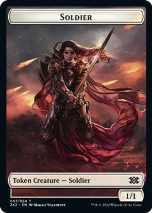 Boar // Soldier Double-sided Token - Double Masters 2022 - T -