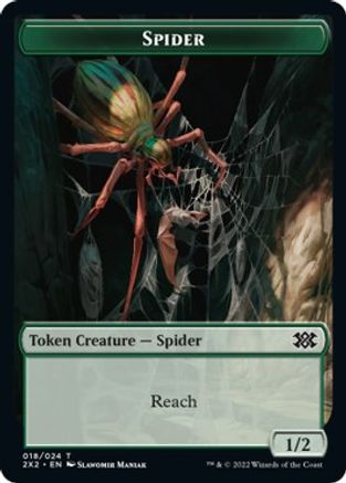 Spider // Aven Initiate Double-sided Token - Double Masters 2022 - T -