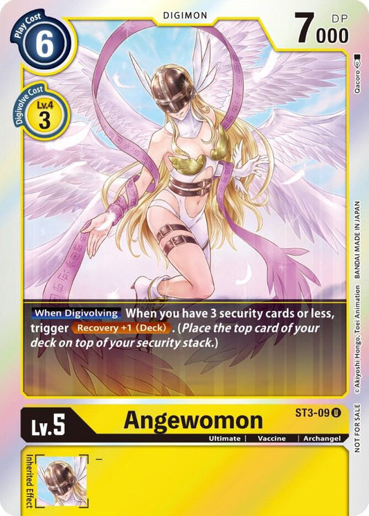 Angewomon (Official Tournament Pack Vol. 6) - Starter Deck 03: Heaven's Yellow - Uncommon - ST3-09 U