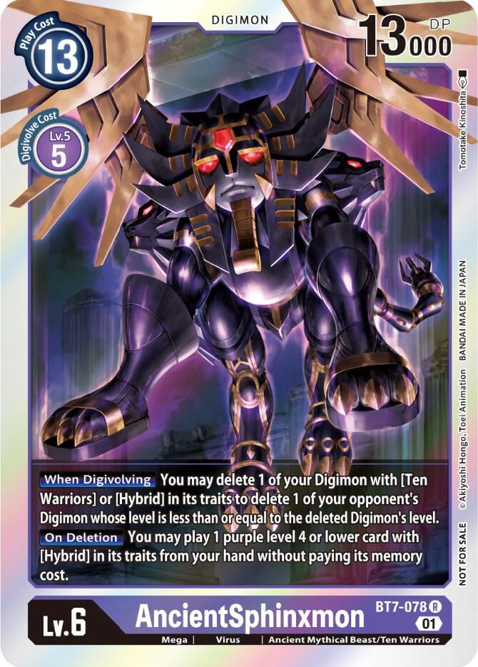 AncientSphinxmon (Event Pack 3) - Next Adventure - Promo - BT7-078 R