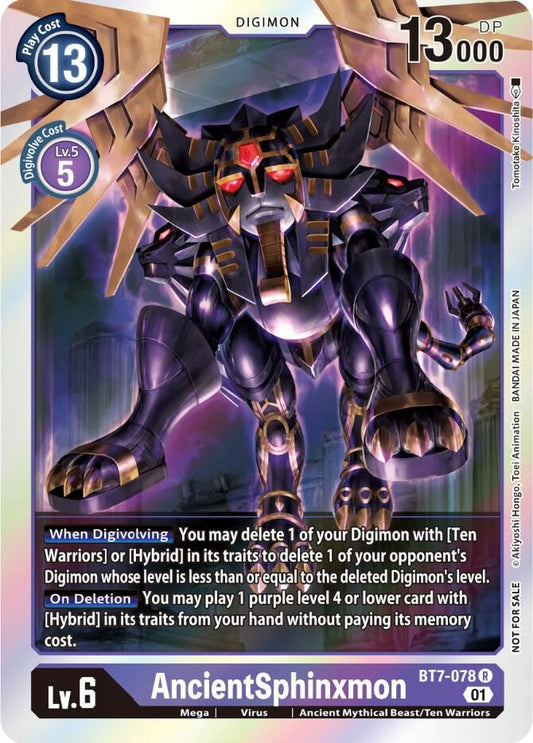 AncientSphinxmon (Event Pack 3) - Next Adventure - Promo - BT7-078 R