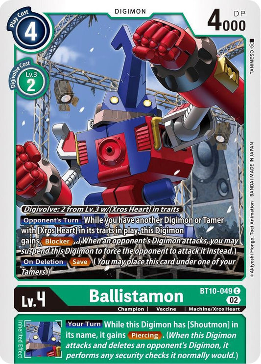 Ballistamon - Xros Encounter - Common - BT10-049 C