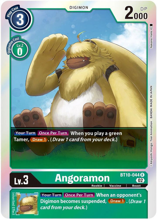Angoramon - Xros Encounter - Rare - BT10-044 R