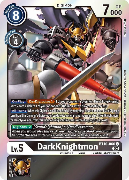 DarkKnightmon - Xros Encounter - Rare - BT10-066 R