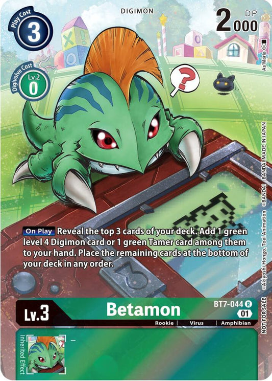 Betamon (25th Special Memorial Pack) - Next Adventure - Rare - BT7-044 R