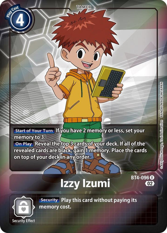 Izzy Izumi (Alternate Art) - Starter Deck 13: Ragnaloardmon - Rare - BT4-096 R