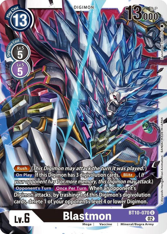 Blastmon - Xros Encounter - Uncommon - BT10-070 U