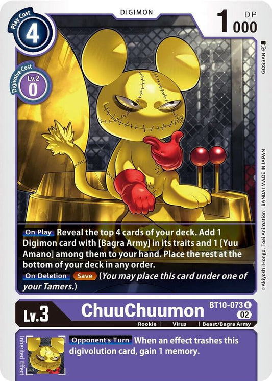 ChuuChuumon - Xros Encounter - Uncommon - BT10-073 U