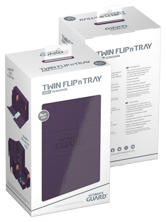 Twin Flip’n’Tray Xenoskin ULTIMATE GUARD Purple