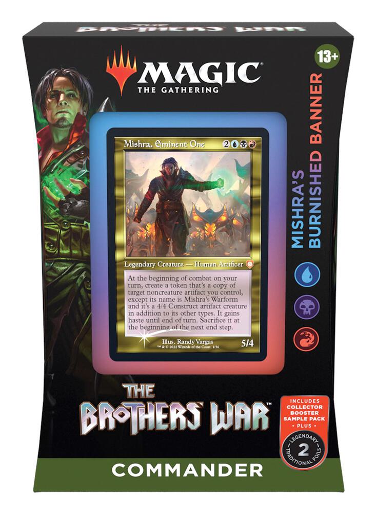 The Brothers' War Commander Deck - Mishra's Burnished Banner Español - Spanish