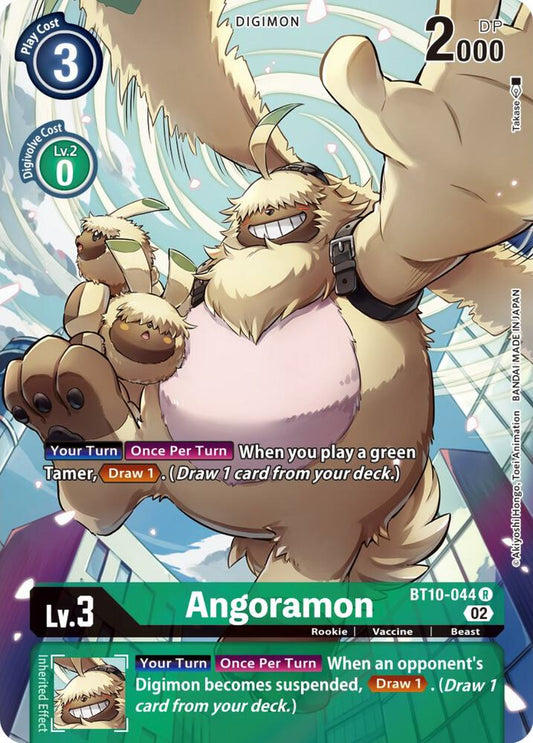 Angoramon (Alternate Art) - Xros Encounter - Rare - BT10-044 R