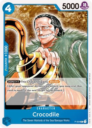 Crocodile (Promotion Pack 2022) - One Piece Promotion Cards - PR - P-004