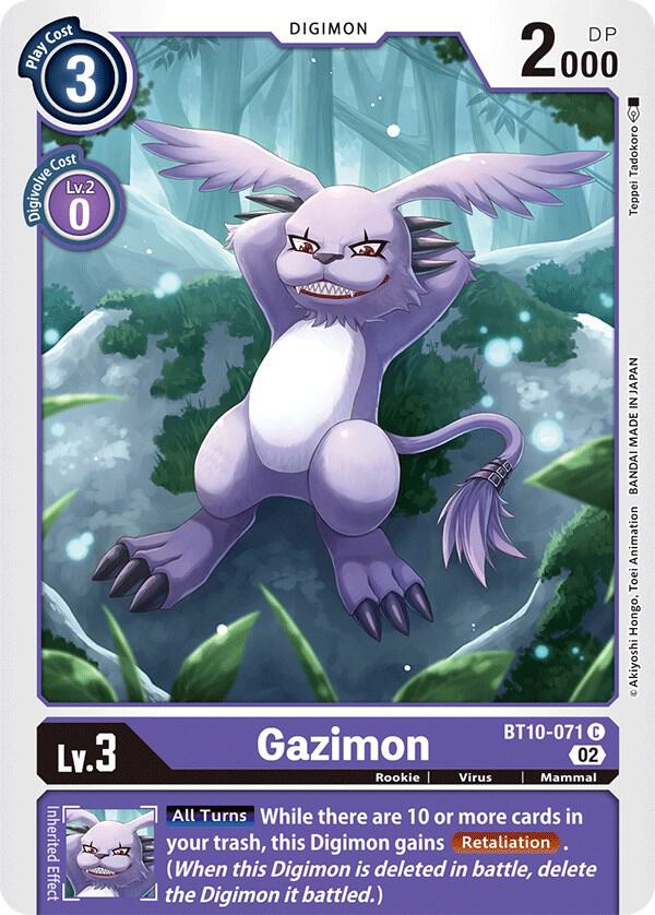 Gazimon - Xros Encounter - Common - BT10-071 C