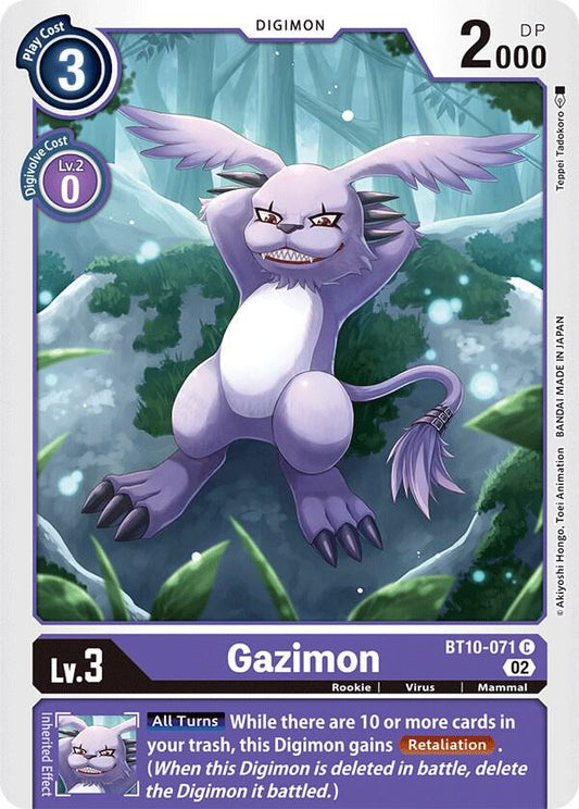Gazimon - Xros Encounter - Common - BT10-071 C
