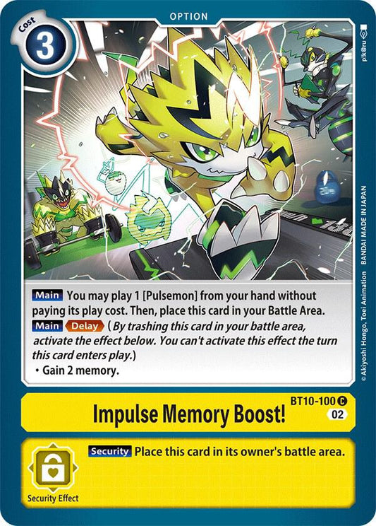 Impulse Memory Boost! - Xros Encounter - Common - BT10-100 C