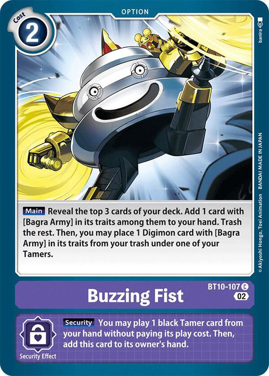 Buzzing Fist - Xros Encounter - Common - BT10-107 C