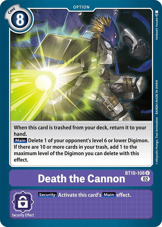 Death the Cannon - Xros Encounter - Uncommon - BT10-108 U