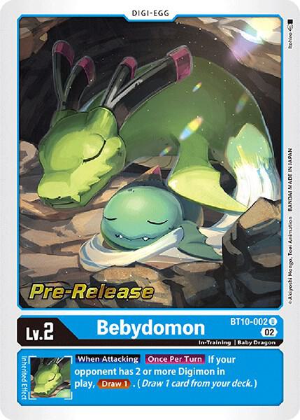 Bebydomon - Xros Encounter Pre-Release Cards - Uncommon - BT10-002 U